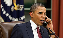 کاخ سفید: اوباما و اولاند درباره اتخاذ تدابیر علیه سوریه توافق کردند